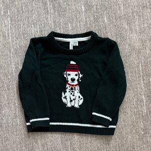 Janie and Jack Dalmatian Sweater, 18-24M